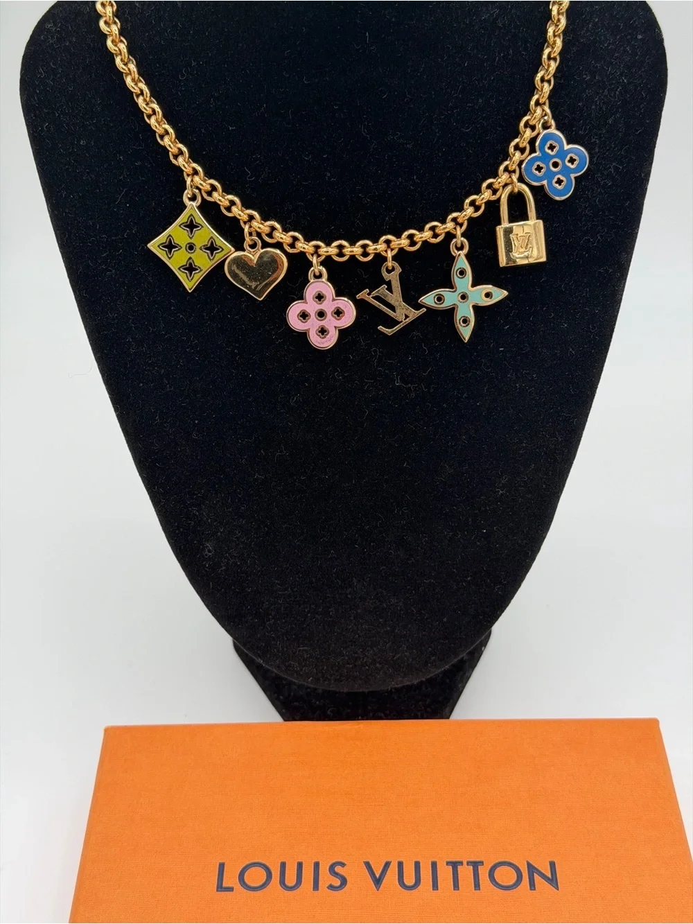 Louis Vuitton Rare Necklace Authentic in box